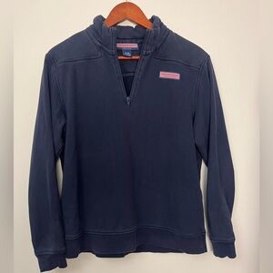 Vineyard Vines Dark Blue Zip-Up Sweater Youth XL
